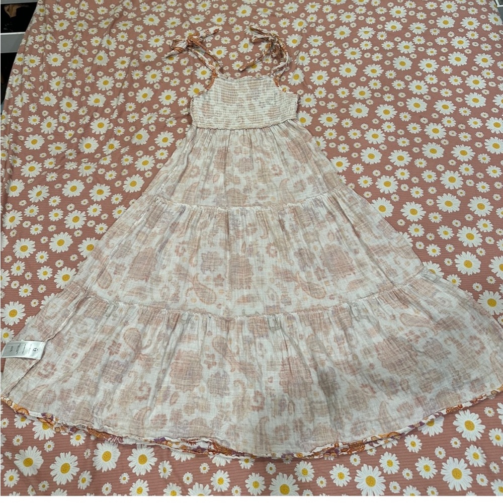 Seafolly girls 12 love paisley 3 tiered maxi OR women’s xs/s - Picture 8 of 15